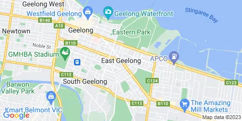 East Geelong crime map
