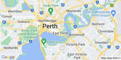 East Perth crime map