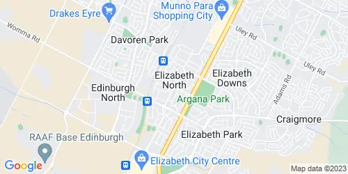 Elizabeth North crime map