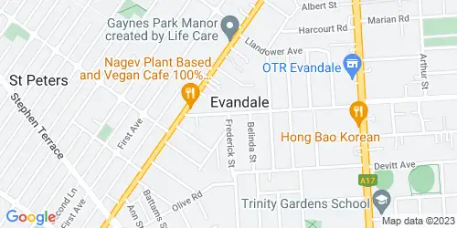 Evandale crime map