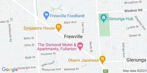 Frewville crime map