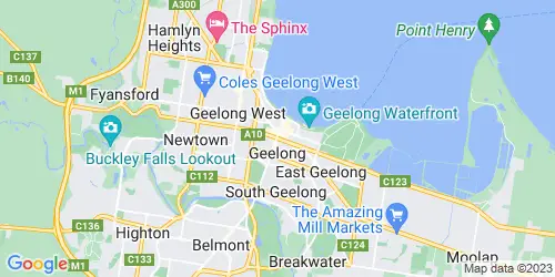 Geelong city crime map