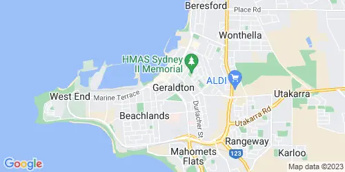 Geraldton crime map