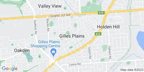Gilles Plains crime map
