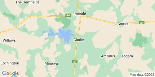 Gindie crime map