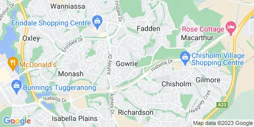 Gowrie crime map