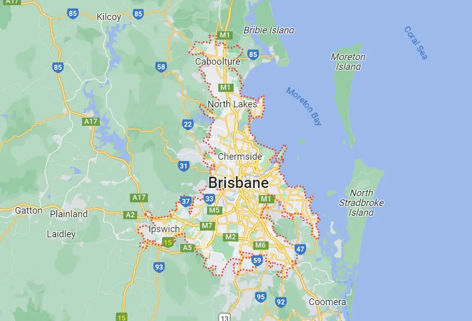 Greater Brisbane crime map