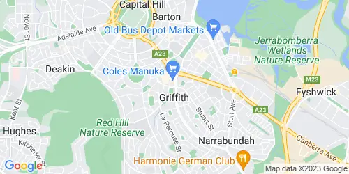 Griffith crime map