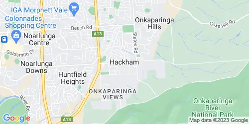 Hackham crime map
