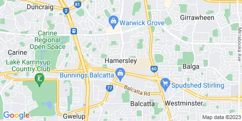 Hamersley crime map