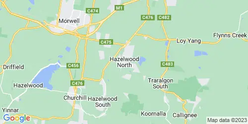Hazelwood North crime map