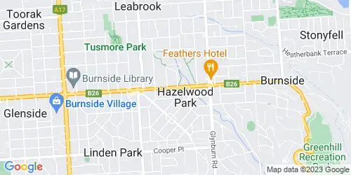 Hazelwood Park crime map