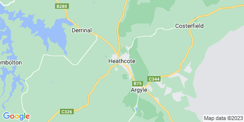 Heathcote town crime map