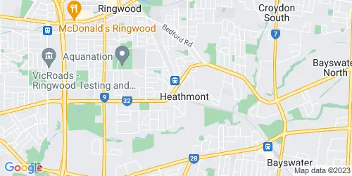 Heathmont crime map