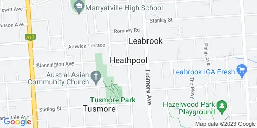 Heathpool crime map