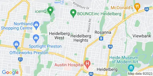Heidelberg Heights crime map