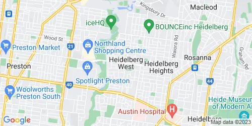 Heidelberg West crime map