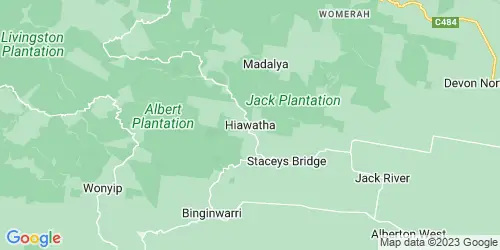 Hiawatha crime map