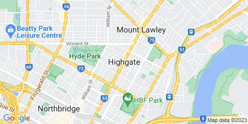 Highgate (WA) crime map