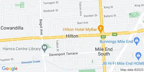 Hilton crime map