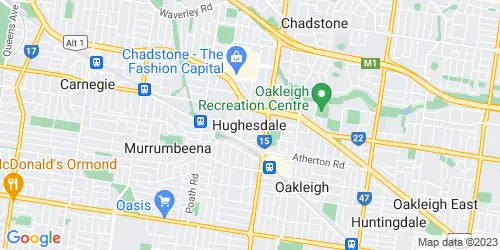 Hughesdale crime map