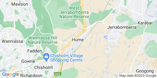 Hume crime map