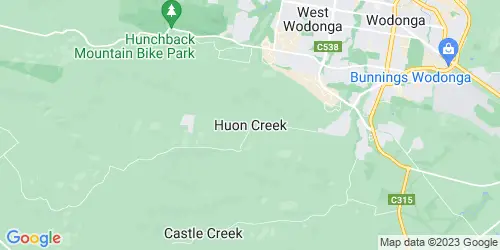 Huon Creek crime map