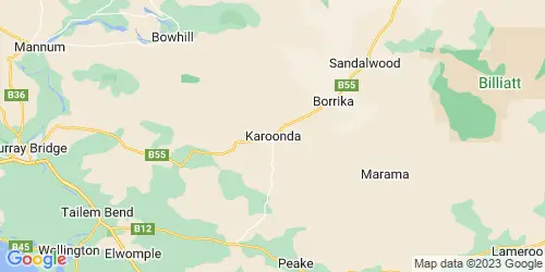 Karoonda crime map