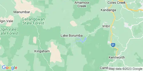 Lake Borumba crime map