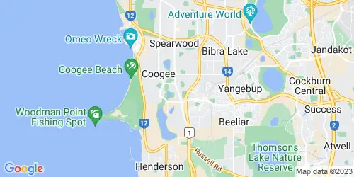 Lake Coogee crime map
