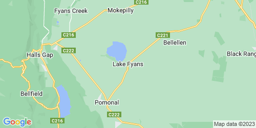 Lake Fyans crime map