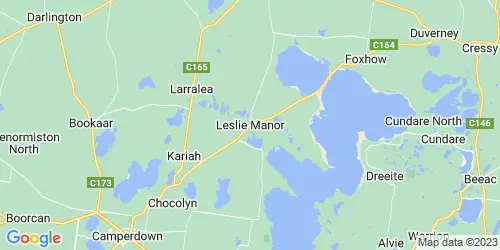 Leslie Manor crime map