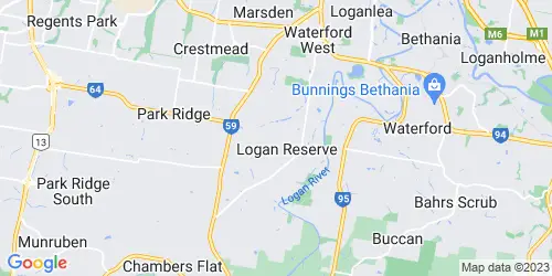 Logan Reserve crime map