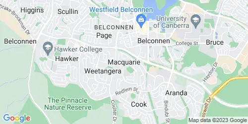 Macquarie crime map