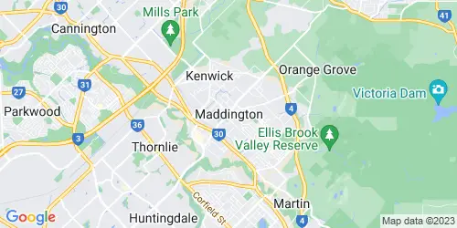 Maddington crime map