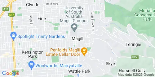 Magill crime map