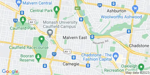 Malvern East crime map