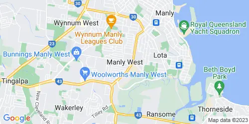 Manly West crime map