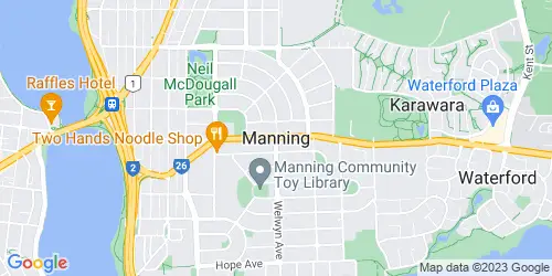 Manning crime map