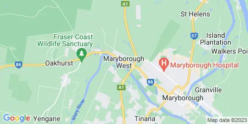 Maryborough West crime map