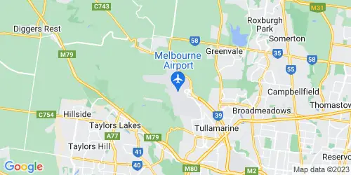 Melbourne Airport crime map