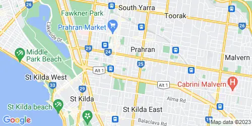 Melbourne crime map