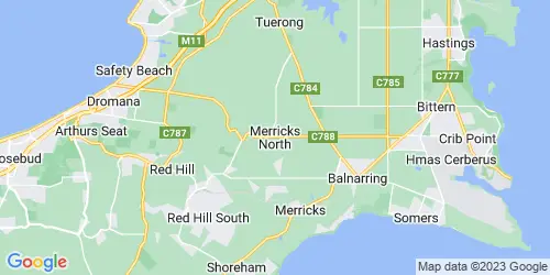 Merricks North crime map