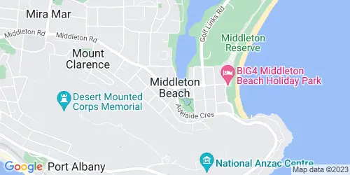 Middleton Beach crime map