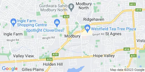 Modbury crime map