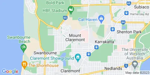 Mount Claremont crime map