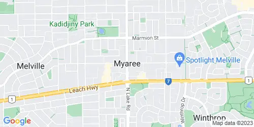 Myaree crime map