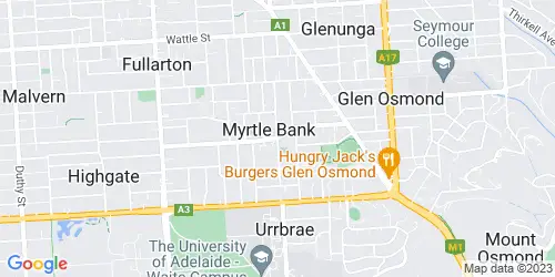 Myrtle Bank crime map