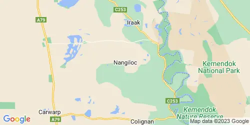 Nangiloc crime map