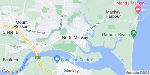 North Mackay crime map